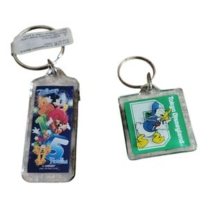 Disneyland Tokyo And Florida Keychains